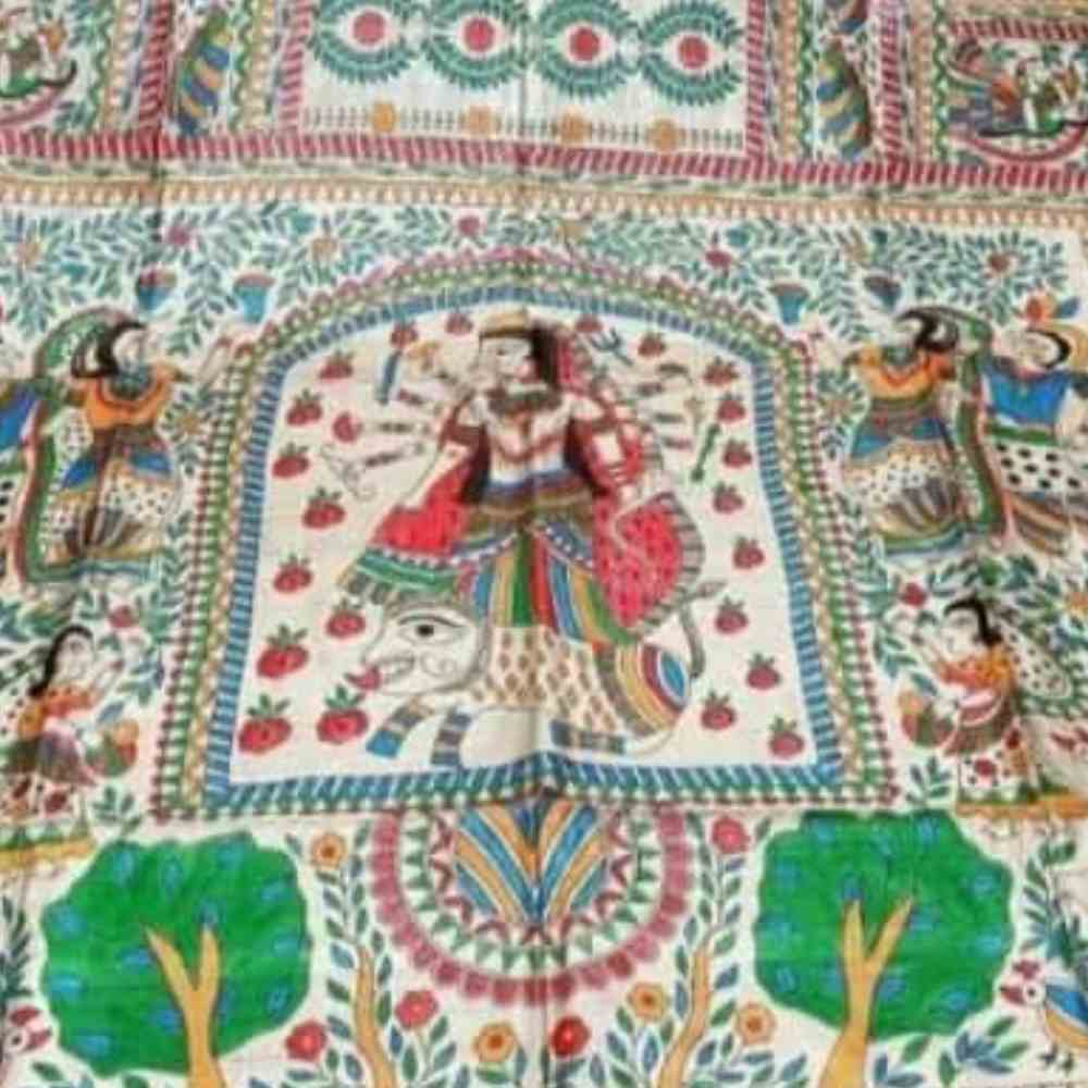 Madhubani Marvel: Full Print Saree